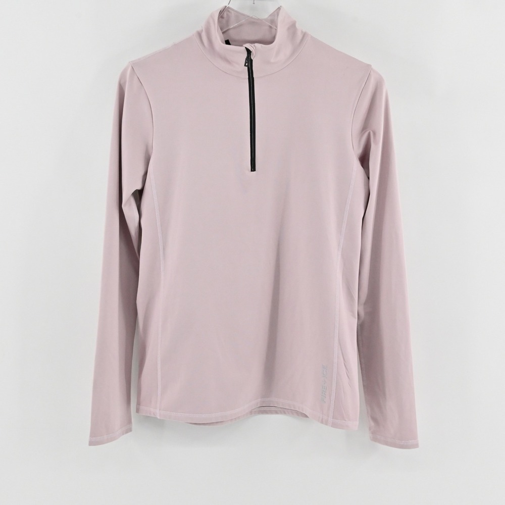 Bogner Fire + Ice Margo 1/4 Zip Pullover Womens Size L Pink Base Layer Ski Top